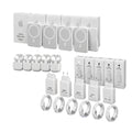 PACK 7: 5 Cargadores APPLE Tipo C a Lightning o Tipo C a C 35W + 5 APPLE Battery Pack 10.000MAH + 5 Airpods 3era (3era Gen)