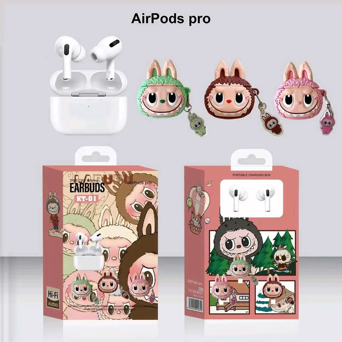 AUDIFONOS AIRPODS LABUBU