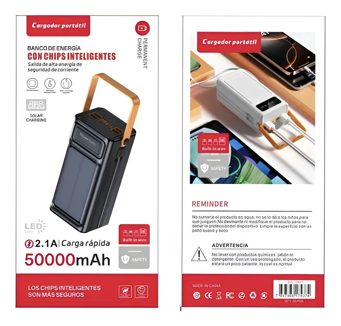 BANCO DE ENERGIA 50.000 MAH