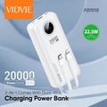 BATERIA PORTATIL VIDVIE 20.000 MAH