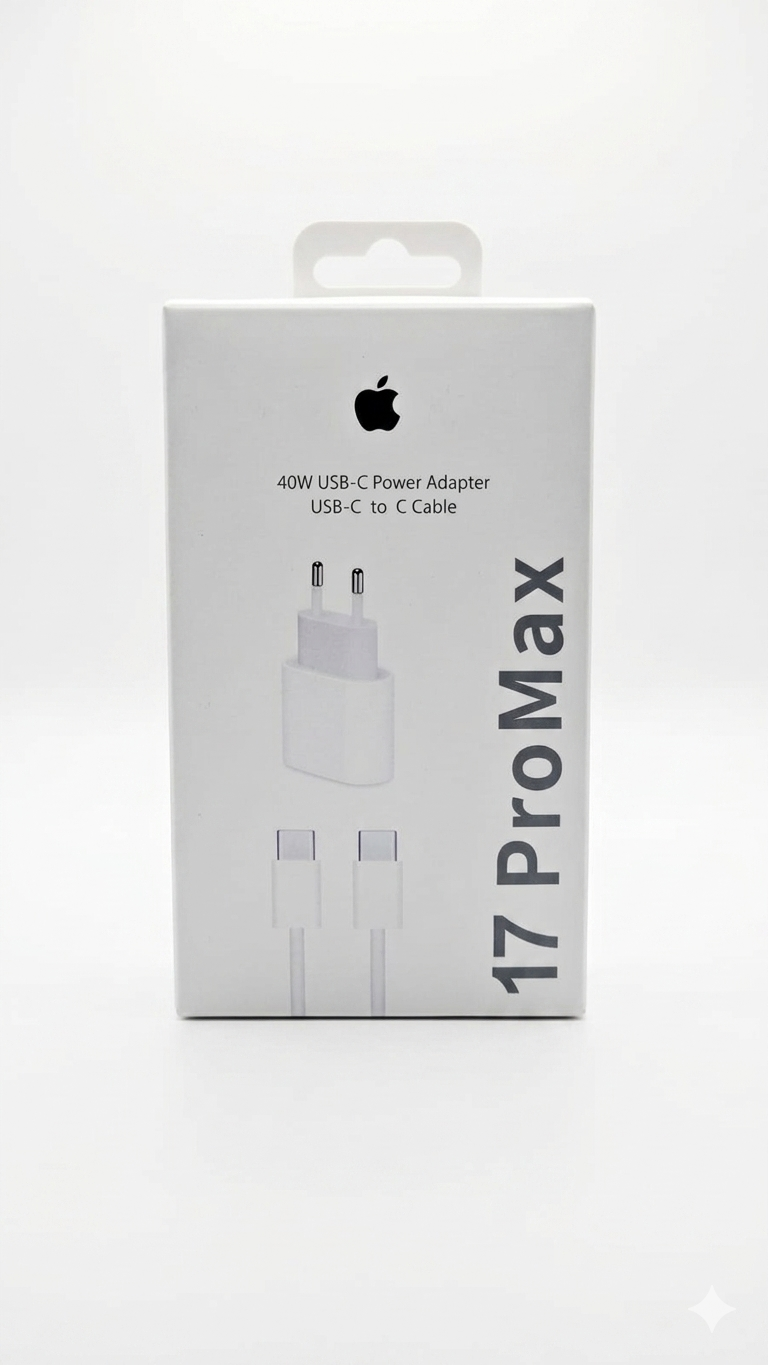 CARGADOR IPHONE TIPO C 40W